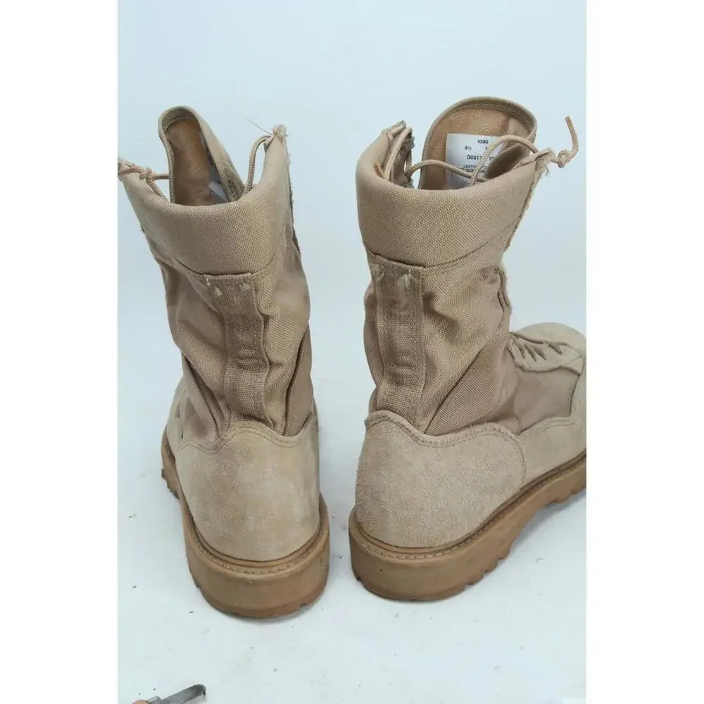 Vintage Corcoran Coyote Suede Marauder Military Jump Boots Y2K usa 4380 9.5 M